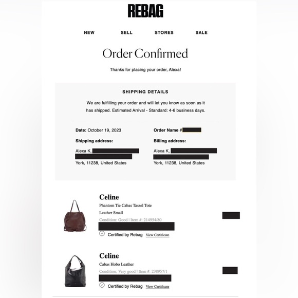 AUTH Celine Cabas hobo bag in black - Picture 14 of 14